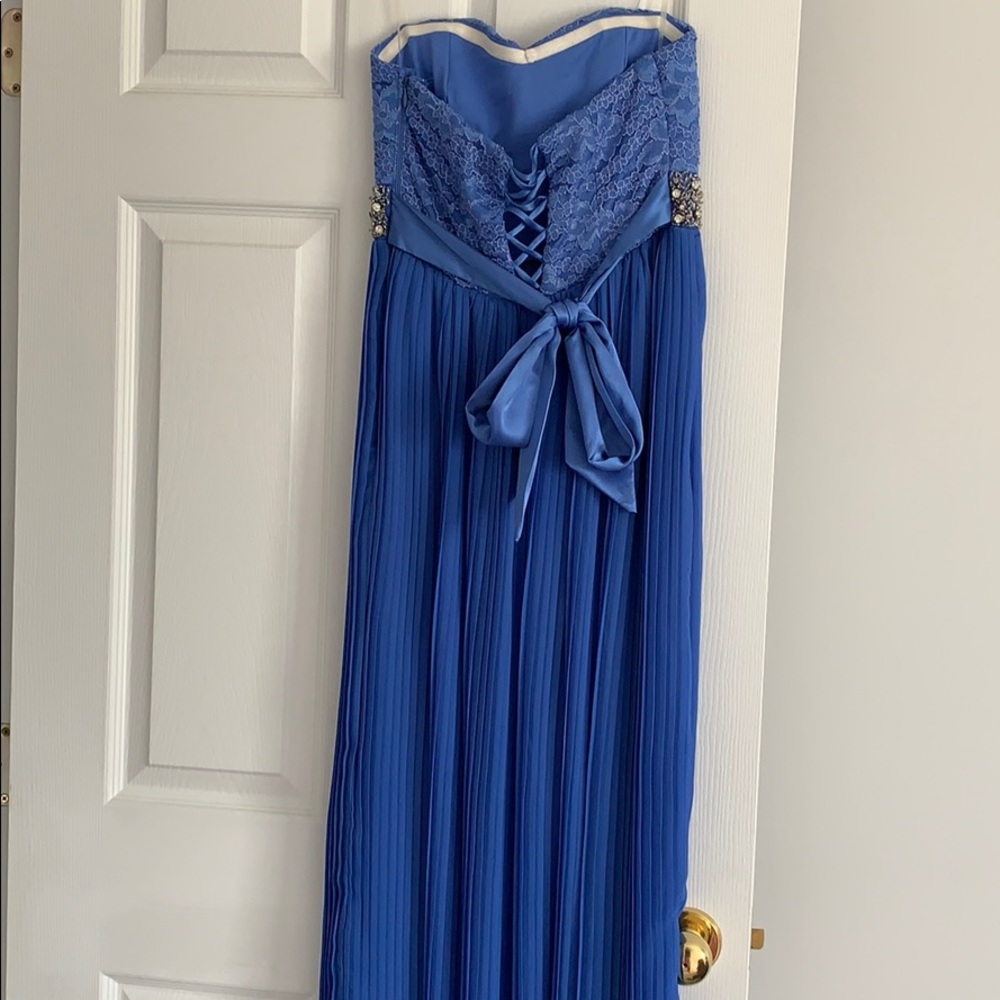 💙BLUE SLEEVELESS DRESS - Picture 7 of 7